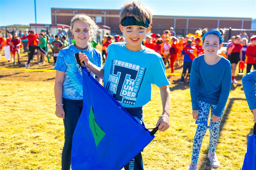 Students enjoy field day